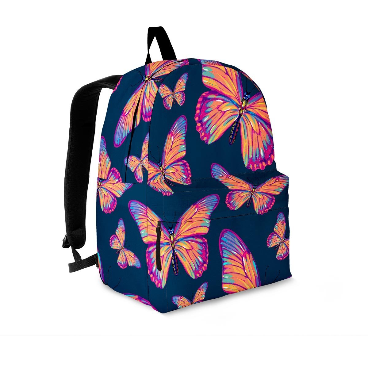 Watercolor Butterfly Print Backpack-grizzshop