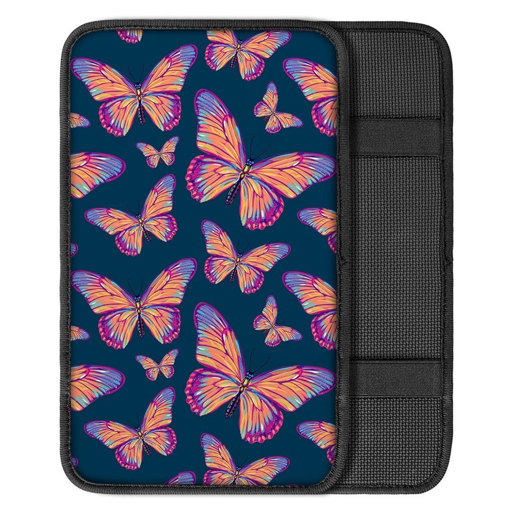 Watercolor Butterfly Print Car Console Cover-grizzshop
