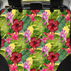Watercolor Hibiscus Floral Hawaiian Print Pet Car Seat Cover-grizzshop