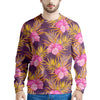 Load image into Gallery viewer, Watercolor Hibiscus Flower Hawaiian Print Men&#39;s Sweatshirt-grizzshop