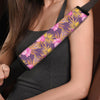 Watercolor Hibiscus Flower Hawaiian Print Seat Belt Cover-grizzshop