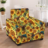 Load image into Gallery viewer, Watercolor Sunflower Armchair Cover-grizzshop