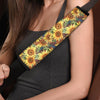 Watercolor Sunflower Seat Belt Cover-grizzshop