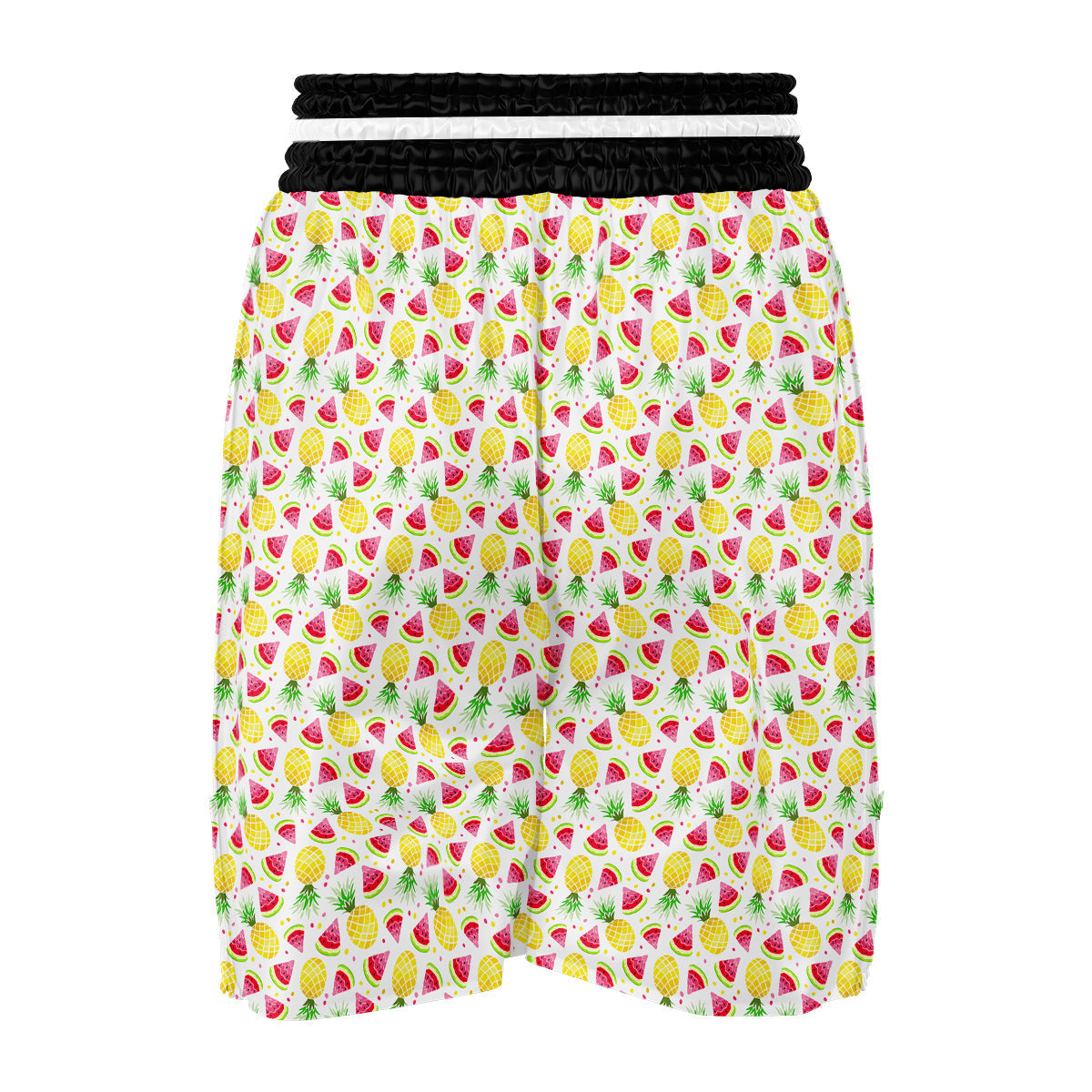 Watermelon Cute Pineapple Print Pattern Boxing Shorts-grizzshop