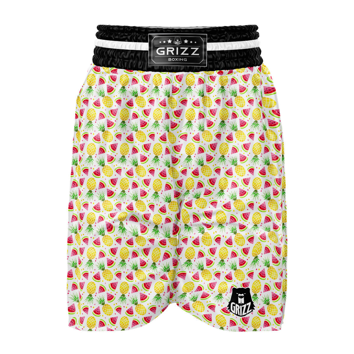 Watermelon Cute Pineapple Print Pattern Boxing Shorts-grizzshop