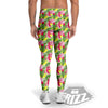 Watermelon Cute Tropical Print Pattern Men's Leggings-grizzshop