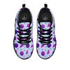 Watermelon Fancy Purple Print Pattern Black Sneaker-grizzshop