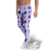 Watermelon Fancy Purple Print Pattern Men's Leggings-grizzshop