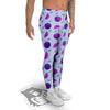 Watermelon Fancy Purple Print Pattern Men's Leggings-grizzshop