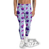 Watermelon Fancy Purple Print Pattern Men's Leggings-grizzshop