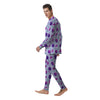 Watermelon Fancy Purple Print Pattern Men's Pajamas-grizzshop