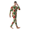 Watermelon Leaf Tropical Print Pattern Men's Pajamas-grizzshop