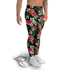 Watermelon Leaves Tropical Print Pattern Men's Leggings-grizzshop