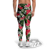 Watermelon Leaves Tropical Print Pattern Men's Leggings-grizzshop