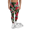 Watermelon Leaves Tropical Print Pattern Men's Leggings-grizzshop