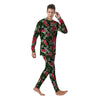 Watermelon Leaves Tropical Print Pattern Men's Pajamas-grizzshop