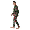 Watermelon Leaves Tropical Print Pattern Men's Pajamas-grizzshop