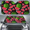 Watermelon Piece Black Pattern Print Car Sun Shade-grizzshop