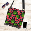 Watermelon Piece Black Pattern Print Crossbody Bags-grizzshop