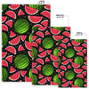 Watermelon Piece Black Pattern Print Floor Mat-grizzshop