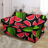 Watermelon Piece Black Pattern Print Loveseat Cover-grizzshop