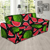 Watermelon Piece Black Pattern Print Sofa Covers-grizzshop