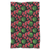 Watermelon Piece Black Pattern Print Throw Blanket-grizzshop