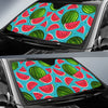 Watermelon Piece Blue Pattern Print Car Sun Shade-grizzshop