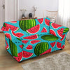 Watermelon Piece Blue Pattern Print Loveseat Cover-grizzshop