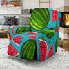 Watermelon Piece Blue Pattern Print Recliner Cover-grizzshop