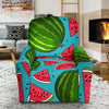 Watermelon Piece Blue Pattern Print Recliner Cover-grizzshop