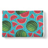 Watermelon Piece Blue Pattern Print Throw Blanket-grizzshop