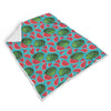 Watermelon Piece Blue Pattern Print Throw Blanket-grizzshop