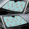 Watermelon Piece Polka Dot Blue Pattern Print Car Sun Shade-grizzshop