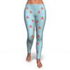 Watermelon Piece Polka Dot Blue Pattern Print Pattern Women Leggings-grizzshop