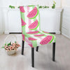 Watermelon Piece Stripe Green Pink Pattern Print Chair Cover-grizzshop