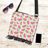 Watermelon Piece Stripe Green Pink Pattern Print Crossbody Bags-grizzshop