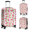 Watermelon Piece Stripe Green Pink Pattern Print Luggage Cover Protector-grizzshop