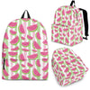 Watermelon Piece Stripe Green Pink Pattern Print Premium Backpack-grizzshop