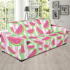 Watermelon Piece Stripe Green Pink Pattern Print Sofa Covers-grizzshop