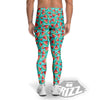 Watermelon Pieces Blue Print Pattern Men's Leggings-grizzshop