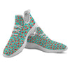 Watermelon Pieces Blue Print Pattern White Athletic Shoes-grizzshop