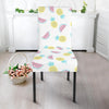 Watermelon Pineapple Piece White Pattern Print Chair Cover-grizzshop