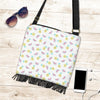 Watermelon Pineapple Piece White Pattern Print Crossbody Bags-grizzshop