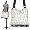 Watermelon Pineapple Piece White Pattern Print Crossbody Bags-grizzshop