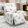 Watermelon Pineapple Piece White Pattern Print Recliner Cover-grizzshop