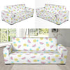 Watermelon Pineapple Piece White Pattern Print Sofa Covers-grizzshop