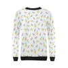 Watermelon Pineapple Piece White Pattern Print Women Crewneck Sweatshirt-grizzshop