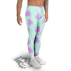 Watermelon Purple Tropical Print Pattern Men's Leggings-grizzshop