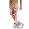 Watermelon Slices Cute Print Pattern Men's Leggings-grizzshop